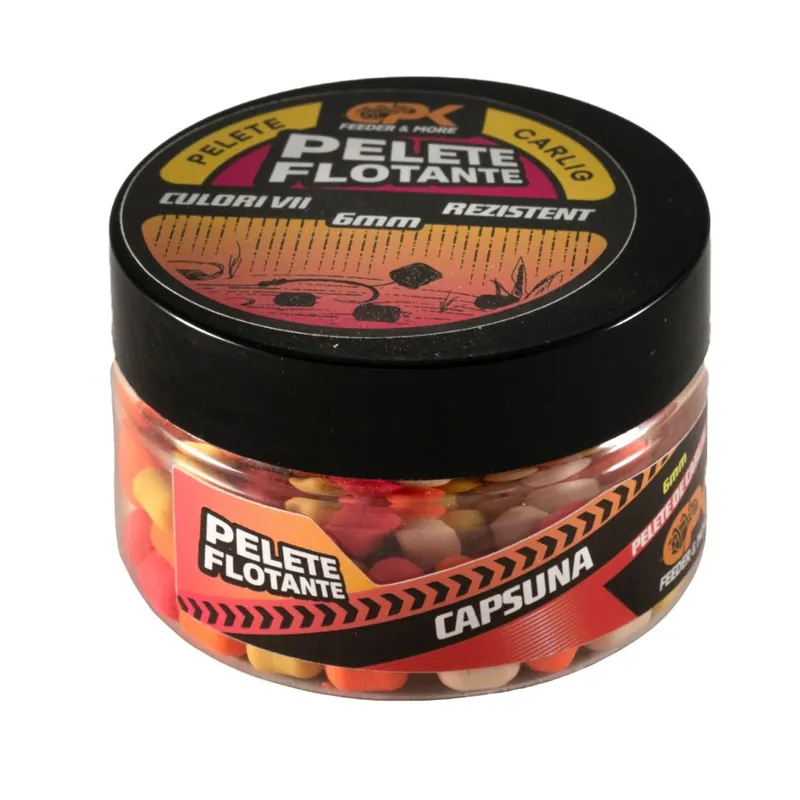 Weekendaanbieding CPK Floating Feeder Pellet Hookbaits Strawberry Spicy & Butyric 6 mm 20gr